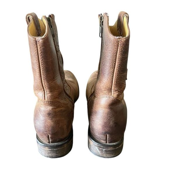 Justin Brown Leather MSL105 Western Cowgirl Work Boots Women’s Size 7.5B 7.5 B - Picture 6 of 8